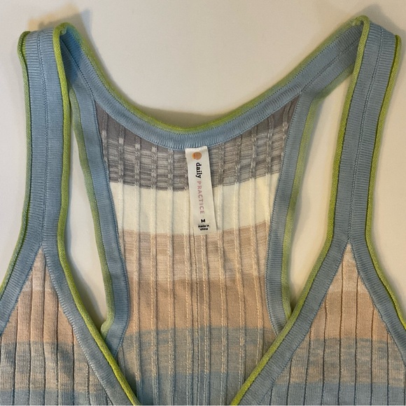 Daily Practice by Anthropologie Tuvalu Striped Sweater Knit Midi Dress M - Picture 5 of 12